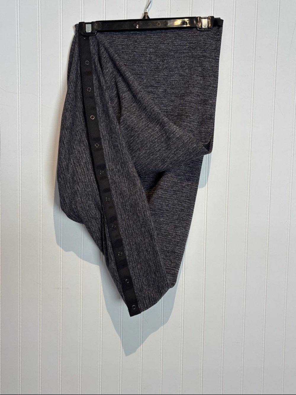 lululemon athletica Charcoal Heather Snap-Trim Vinyassa scarf Wrap